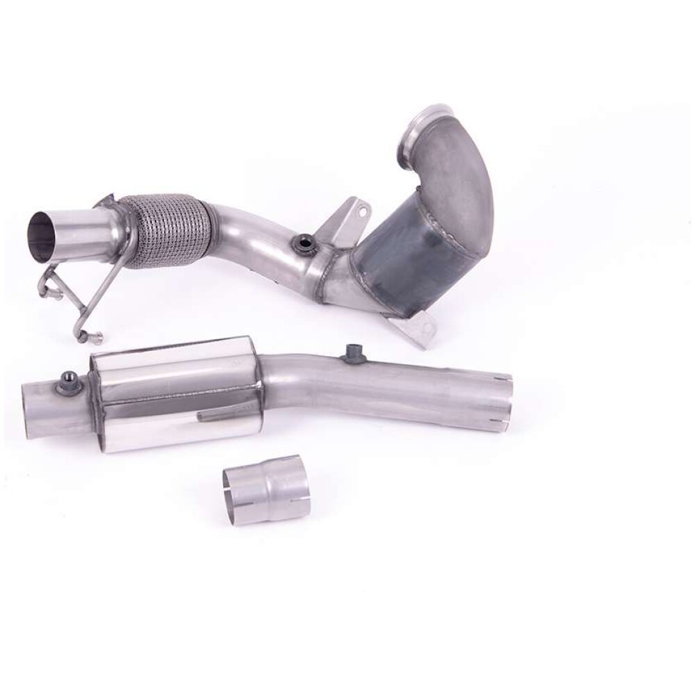 Milltek Downpipe e cat sportivo Volkswagen Polo GTI 2.0 TSI (AW 5 porte solo modelli PRE Facelift) - Solo modelli GPF/OPF 2019-2025 SSXVW552