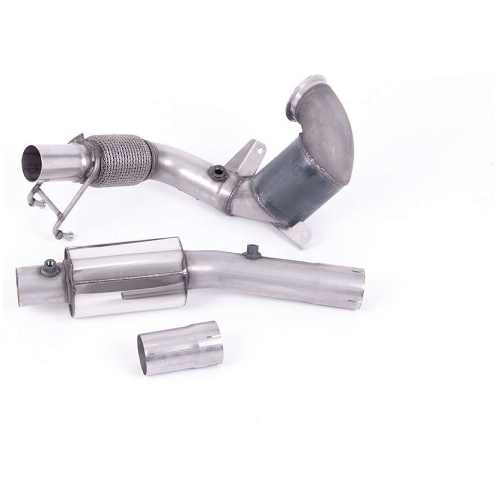 Milltek Downpipe e cat sportivo Volkswagen Polo GTI 2.0 TSI (AW 5 porte solo modelli PRE Facelift) - Solo modelli GPF/OPF 2019-2025 SSXVW553