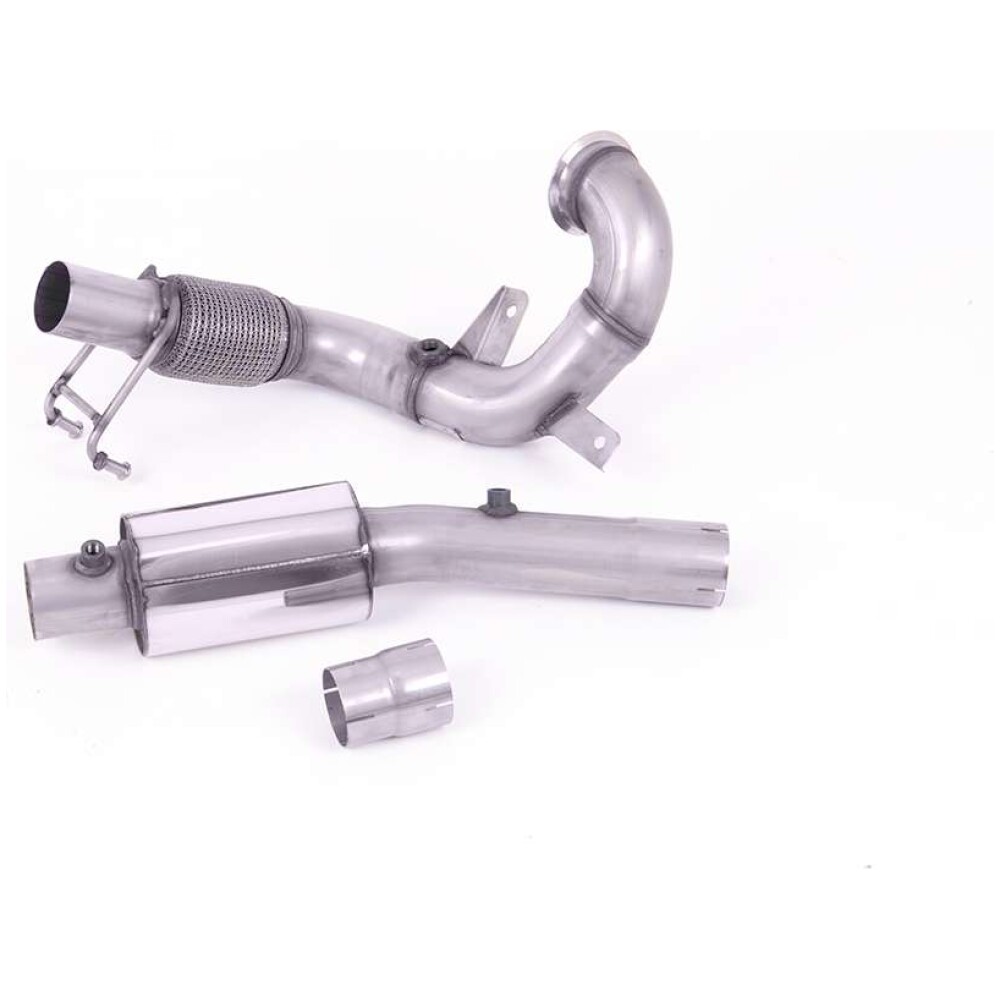 Milltek Downpipe e De-cat maggiorato Volkswagen Polo GTI 2.0 TSI (AW 5 porte solo modelli PRE Facelift) - Solo modelli GPF/OPF 2019-2025 SSXVW555