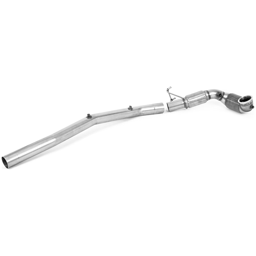 Milltek Downpipe maggiorato e catalizzatore sportivo Hi-Flow Audi S3 2.0TFSI Quattro Sportback 310 CV 8Y (solo modelli OPF/GPF) 2020-2025 SSXVW635