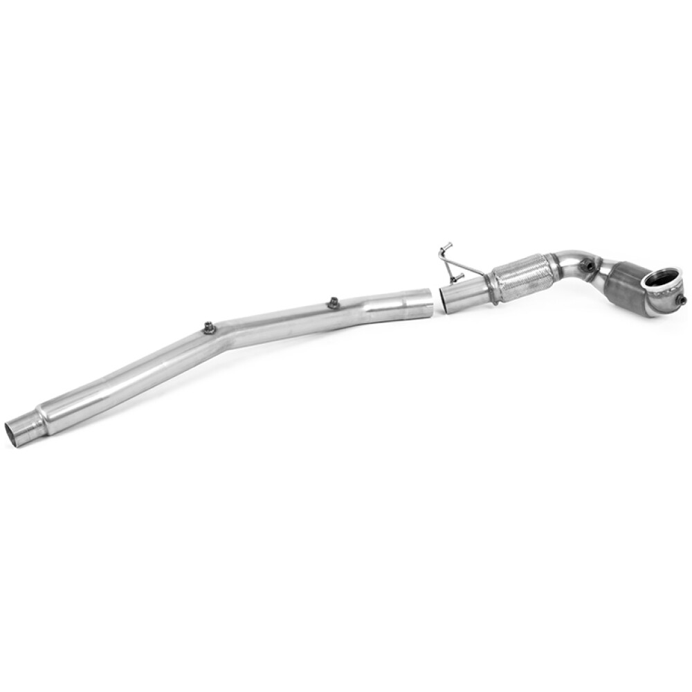 Milltek Downpipe maggiorato e catalizzatore sportivo Hi-Flow Volkswagen T-Roc R 2.0TSI 300 cv (Modelli MQB EVO con OPF/GPF) 2022-2025 SSXVW637