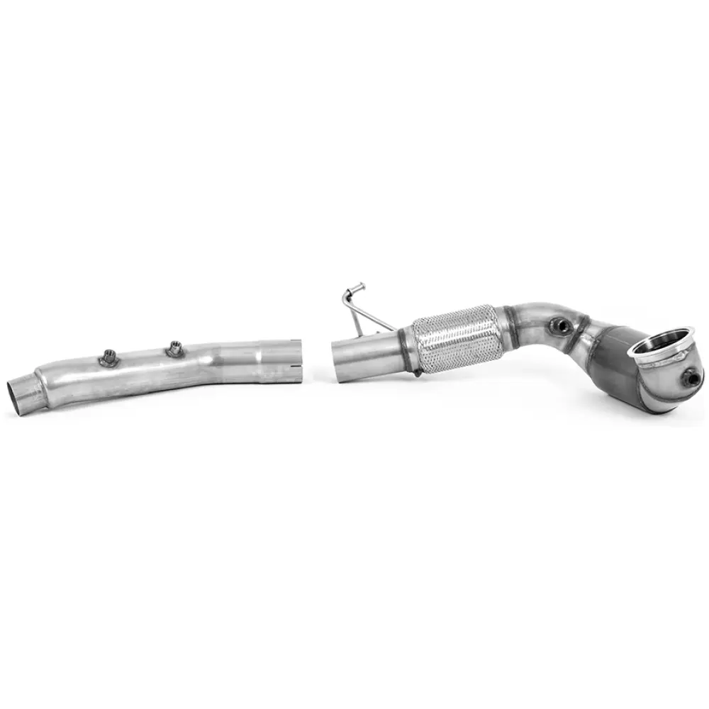 Milltek Downpipe maggiorato e catalizzatore sportivo Hi-Flow Volkswagen Golf Mk8 GTi (solo modelli dotati di OPF/GPF da 245 cv) 2020-2024 SSXVW640