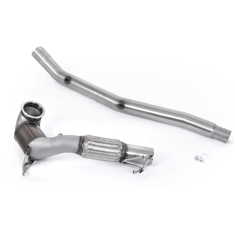 Milltek Downpipe maggiorato e catalizzatore sportivo Hi-Flow Audi S3 2.0TFSI Quattro berlina/sedan 310 CV 8Y (solo per i modelli nordamericani / non OPF) 2022-2025 SSXVW673