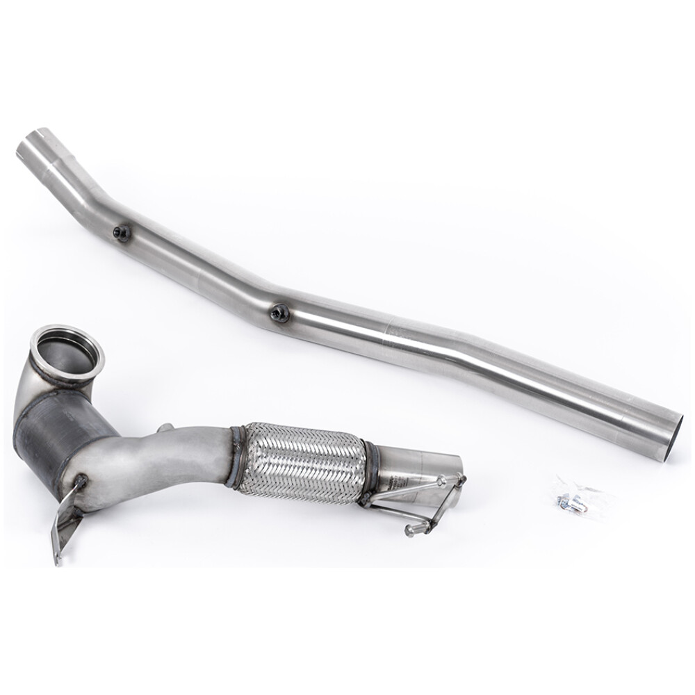 Milltek Downpipe maggiorato e catalizzatore sportivo Hi-Flow Audi S3 2.0TFSI Quattro berlina/sedan 310 CV 8Y (solo per i modelli nordamericani / non OPF) 2022-2025 SSXVW674