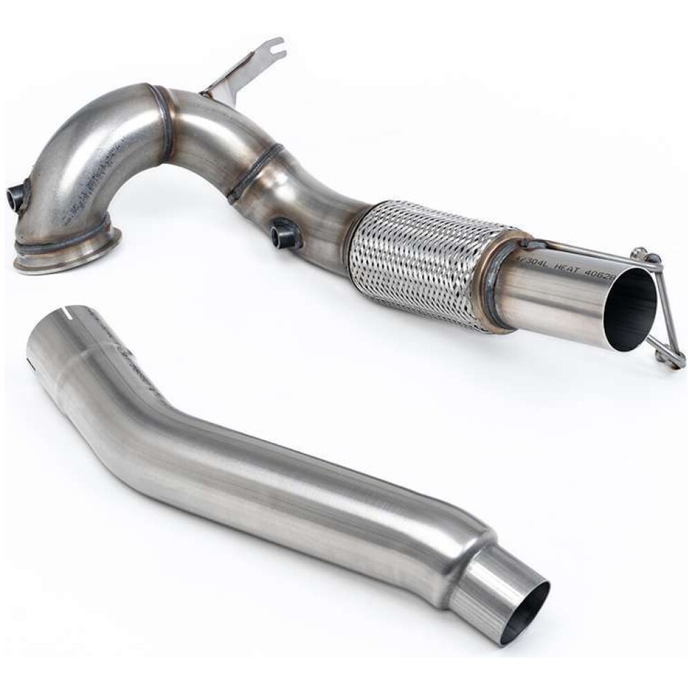 Milltek Downpipe e De-cat maggiorato Volkswagen Golf Mk8 GTi (245 cv non GPF / solo modelli nordamericani) 2021-2024 SSXVW764