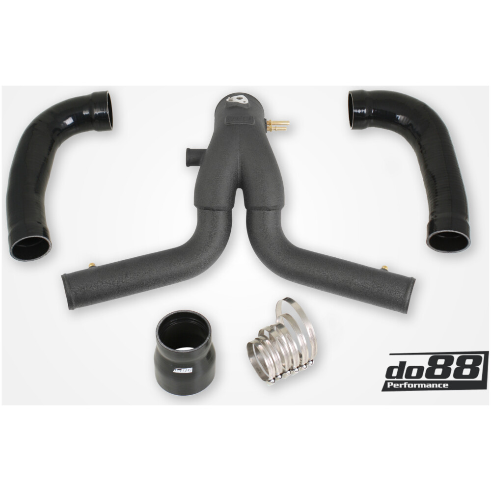 DO88 Tubo a Y per Porsche 911 Turbo (991.1) 2013-15, nero per do88 IC