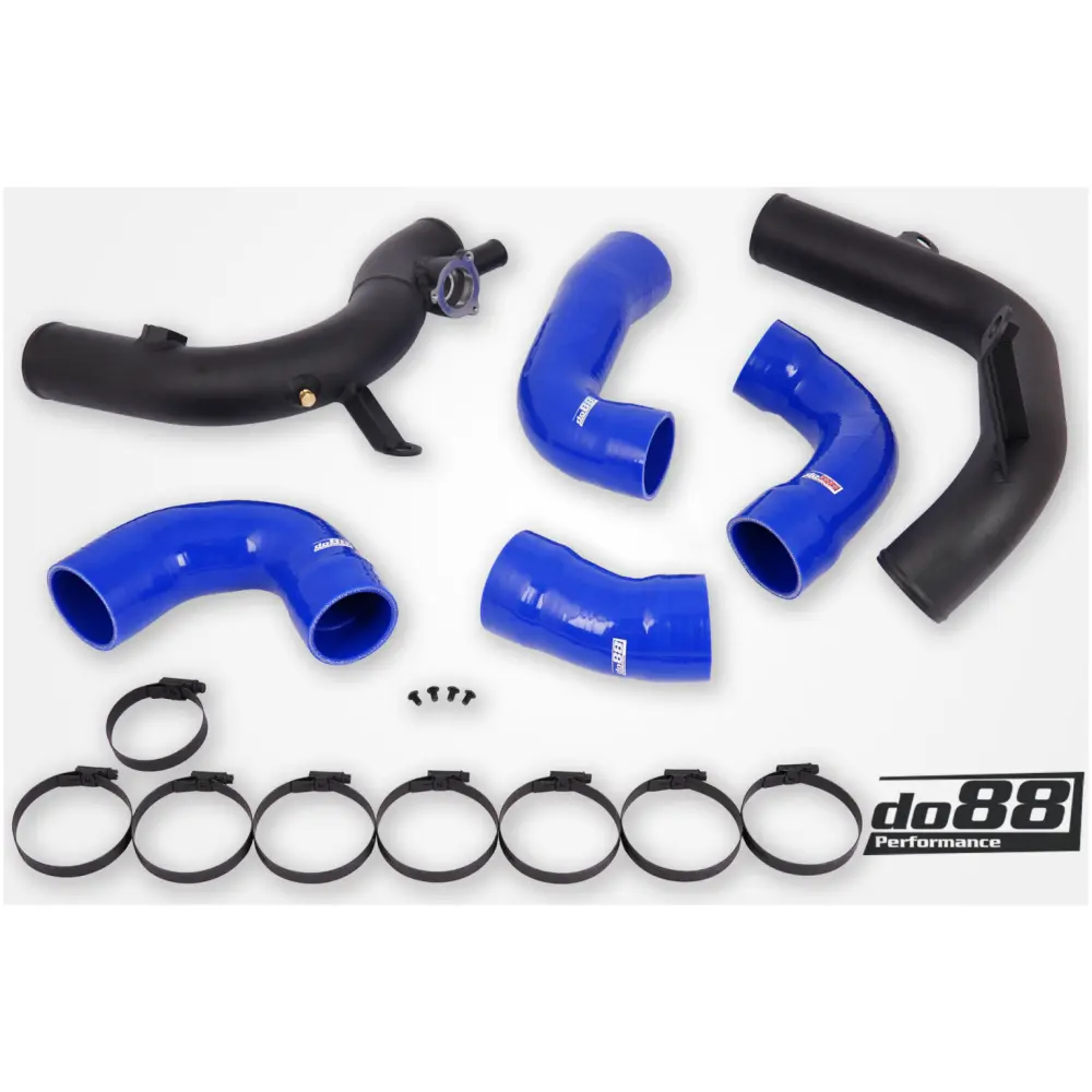 DO88 VAG 2.0 TSI EA888 Gen4 (300hp+) Tubi di pressione IC OEM, tubi flessibili blu