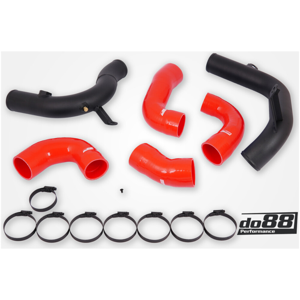 DO88 VAG 2.0 TSI EA888 Gen4 (245hp) Tubi di pressione IC OEM, tubi rossi