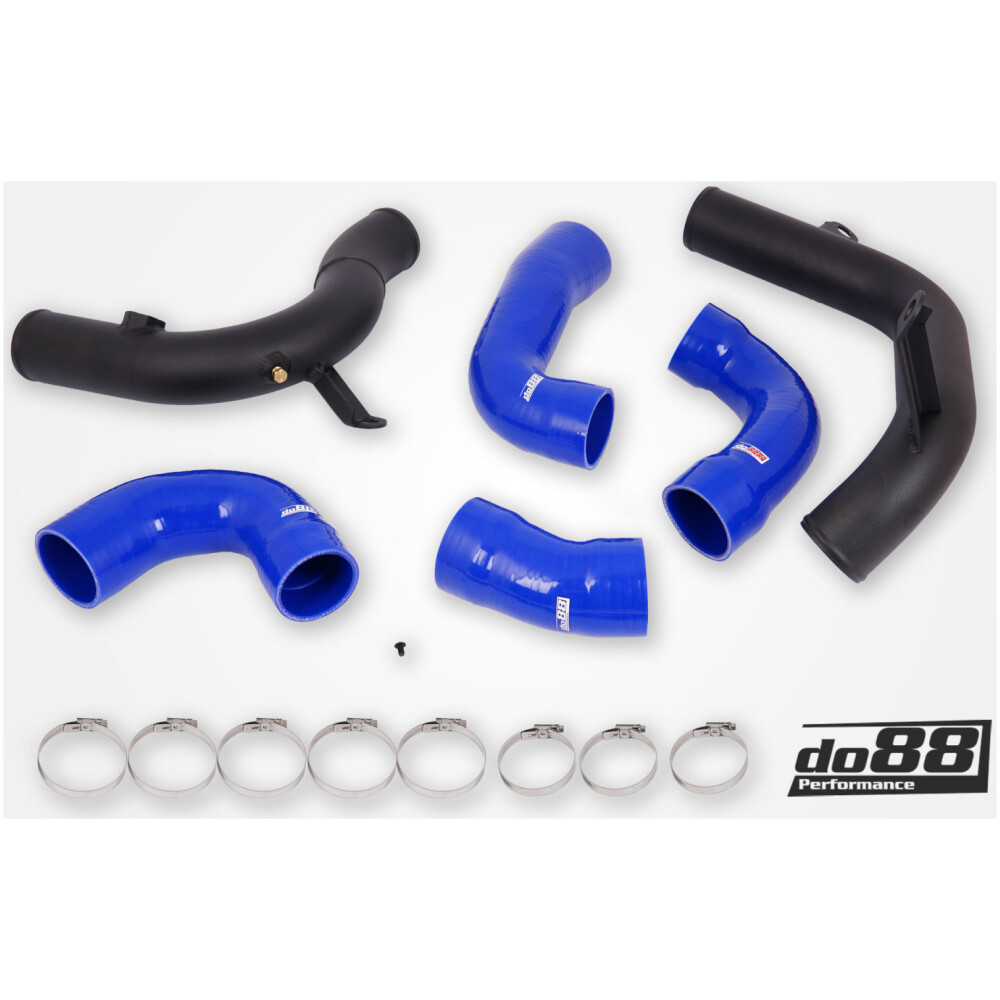 DO88 AUDI SEAT SKODA VW 1.8 / 2.0 TSI (MQB) Tubi di pressione IC OEM, tubi flessibili blu