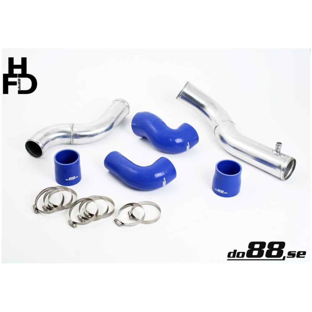 DO88 Kit tubi Volvo 7/940 Turbo Top Connection, tubi blu, corpo farfallato standard