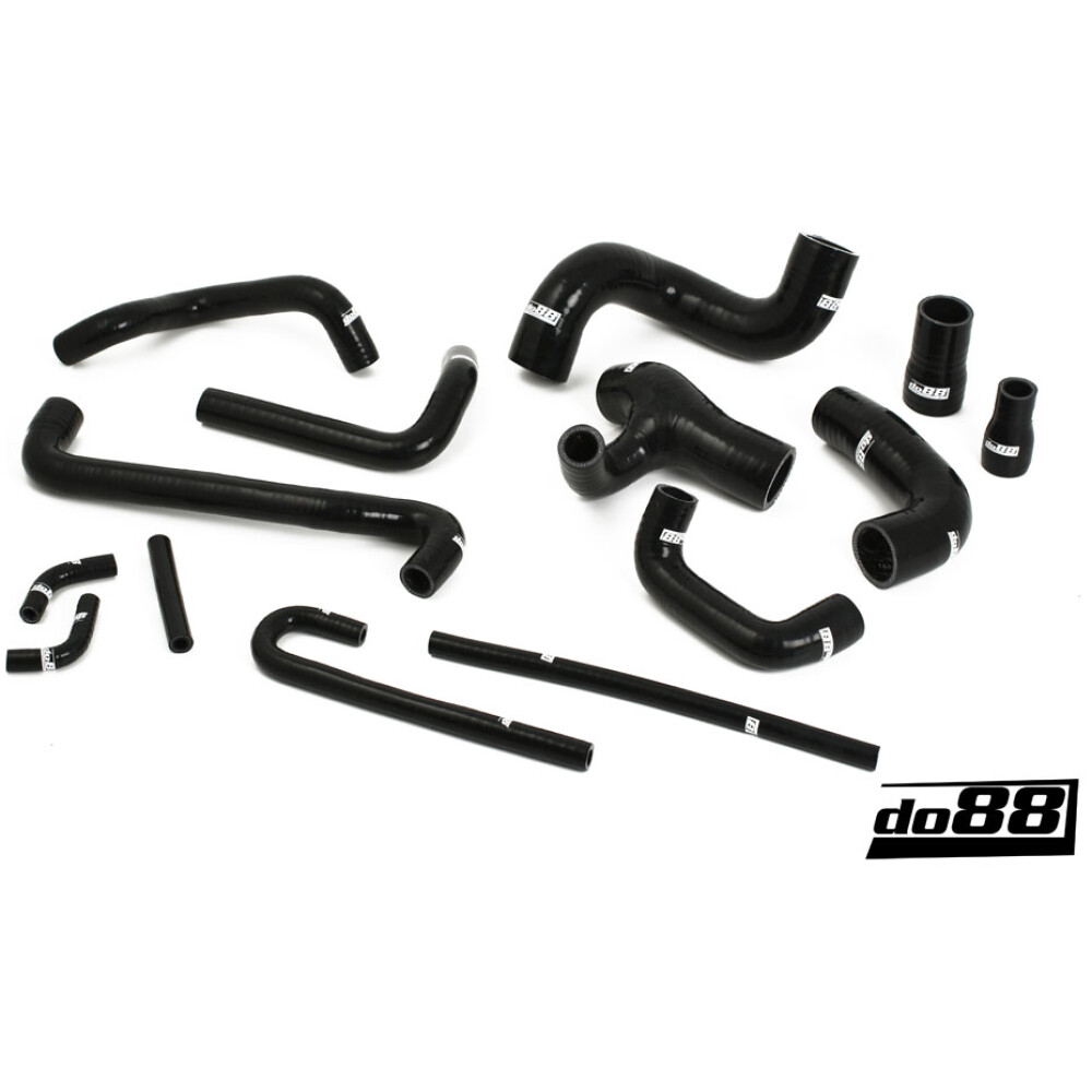 DO88 BMW M3 E30 Tubi flessibili del liquido di raffreddamento Nero