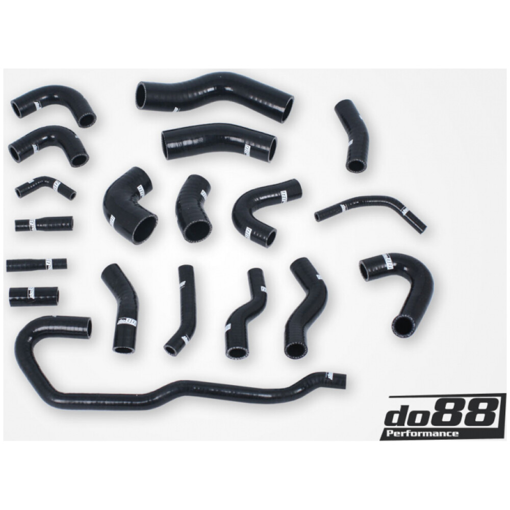 DO88 Audi RS6 C5 2002-2004 Tubi del liquido di raffreddamento Nero