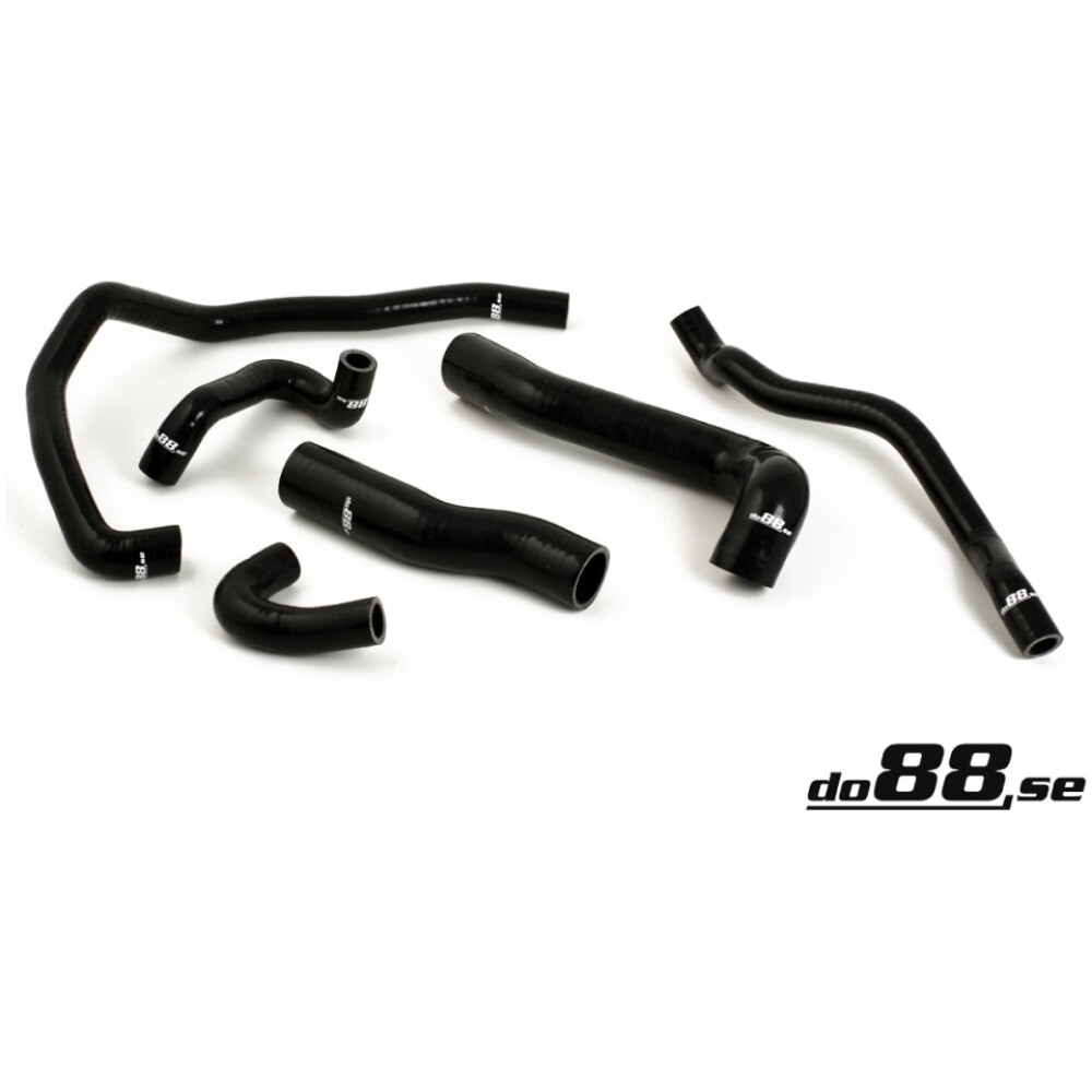 DO88 BMW M3 E46 Tubi flessibili del liquido di raffreddamento Nero