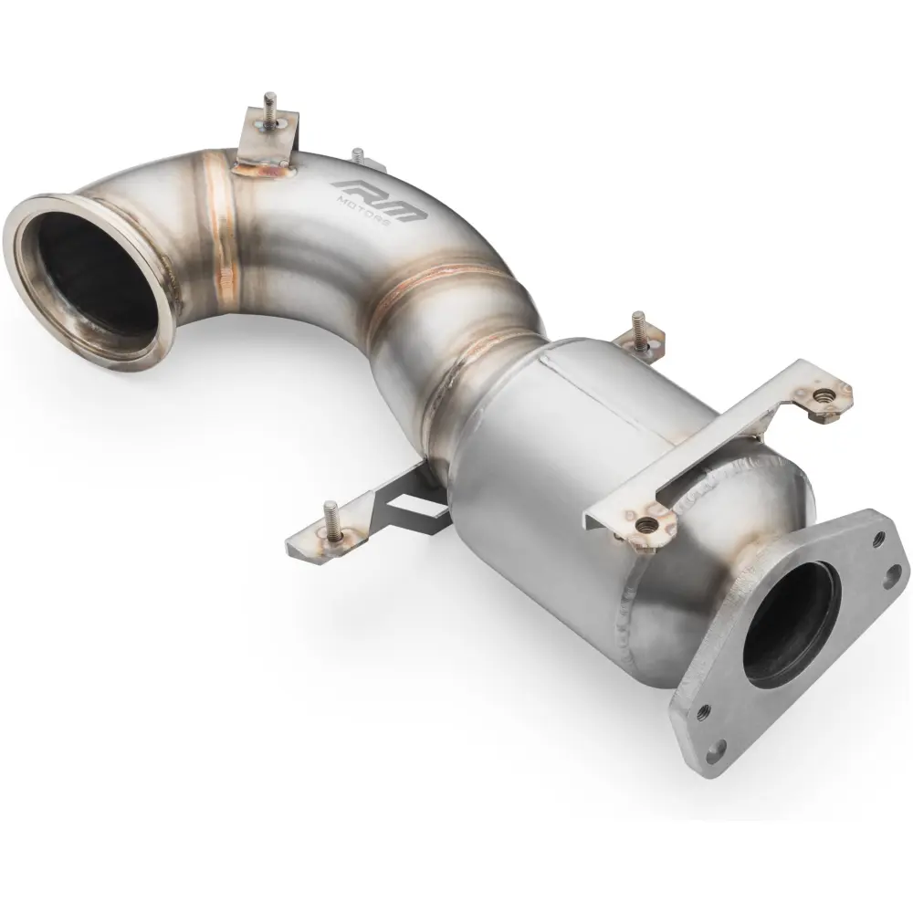 RM Motors Downpipe Abarth 500 / 595 1.4T con catalizzatore Euro 4