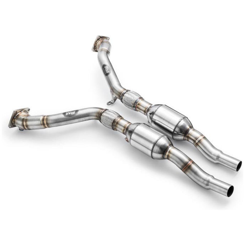 RM Motors Downpipe AUDI A6, S6, Allroad C5 2.7 T  + catalizzatore