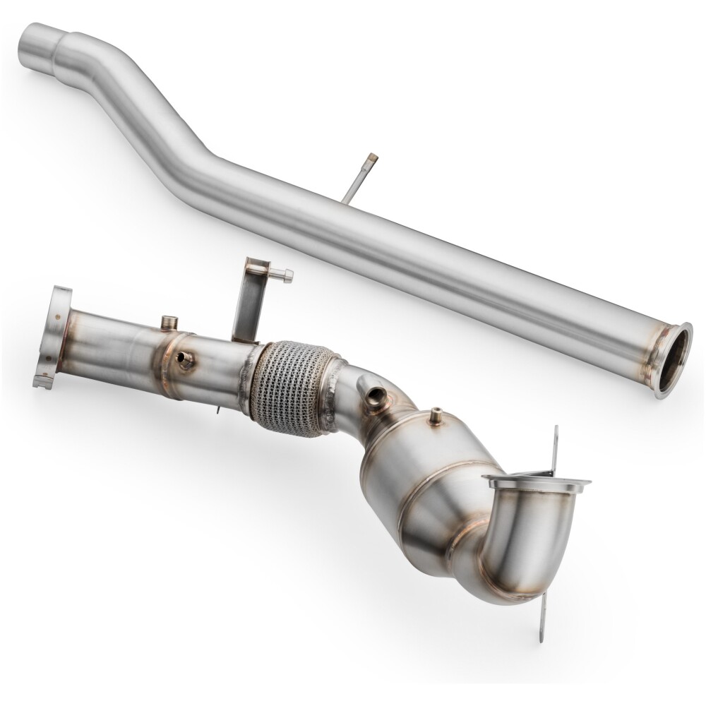 RM Motors Downpipe AUDI Q2 2.0 TSI OPF/GPF con catalizzatore