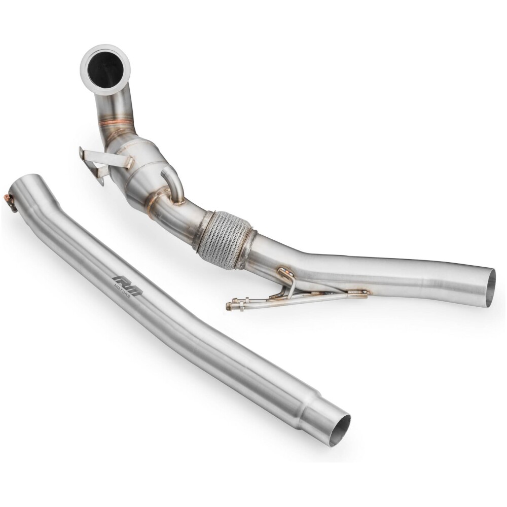 RM Motors Downpipe AUDI S3 Quattro Sportback 8VA, 8VF + silenziatore