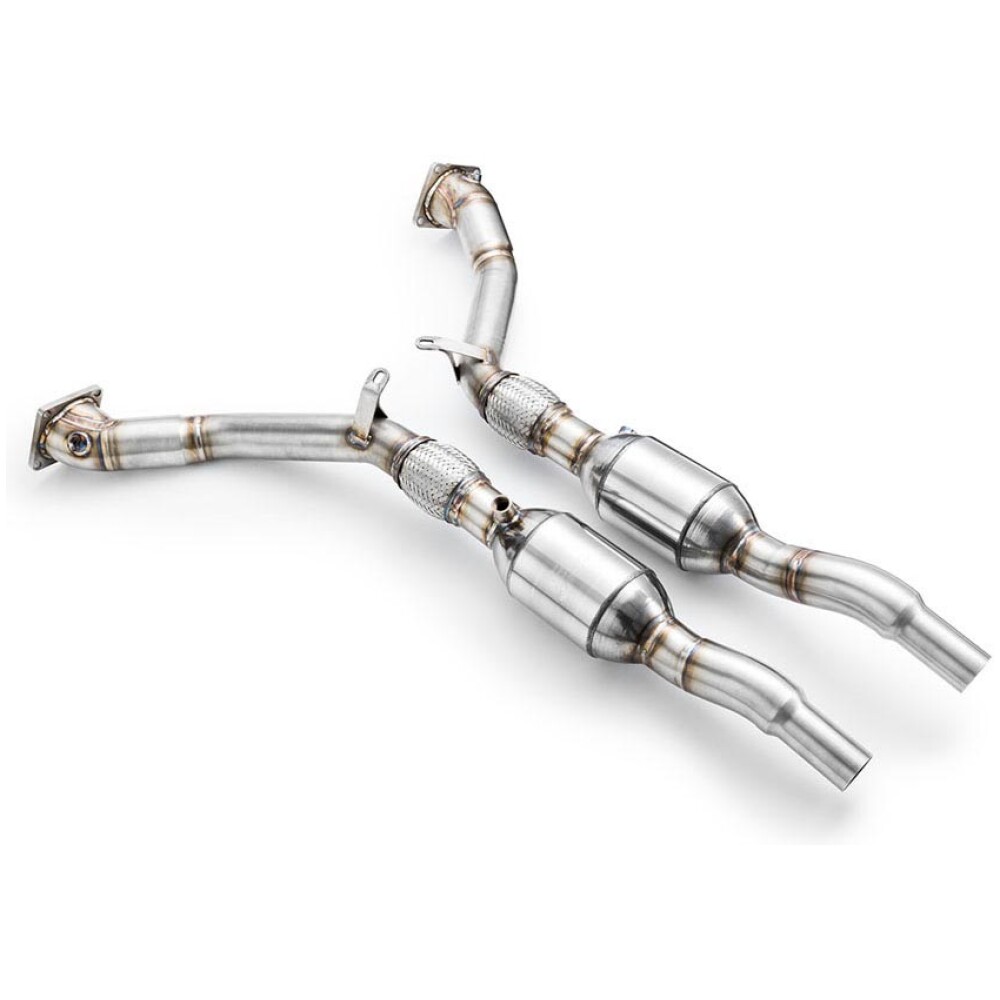 RM Motors Downpipe AUDI S4, RS4 B5 2.7 T + silenziatore