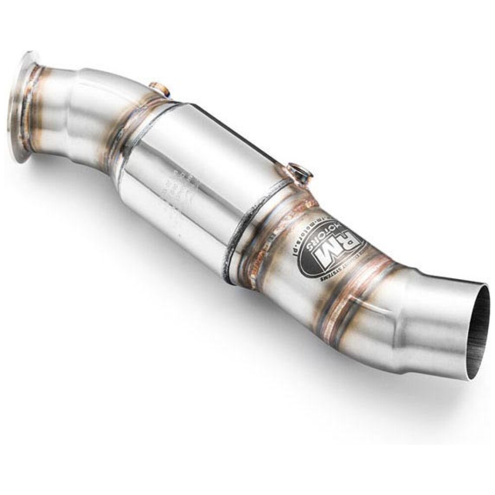 RM Motors Downpipe BMW F06, F12, F13 640i, 640ix N55  + catalizzatore