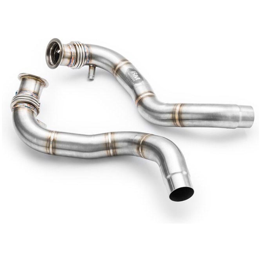 RM Motors Downpipe BMW F15, F85 x5 50ix, x5 M N63N, S63R