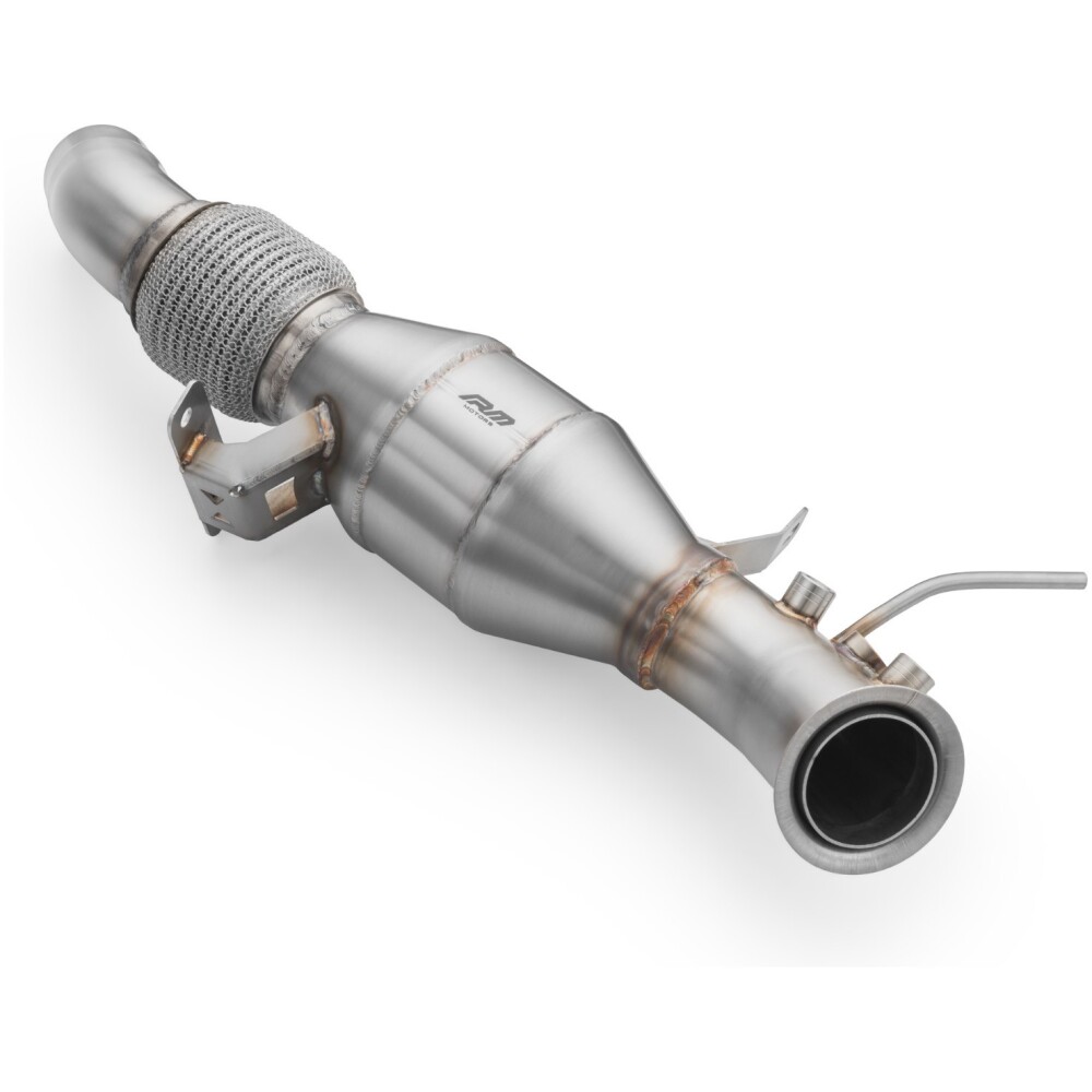 RM Motors Downpipe BMW F30, F31, F34 316d, 318d/dx, 320d/dx, 325d N47N, N47S1 + catalizzatore