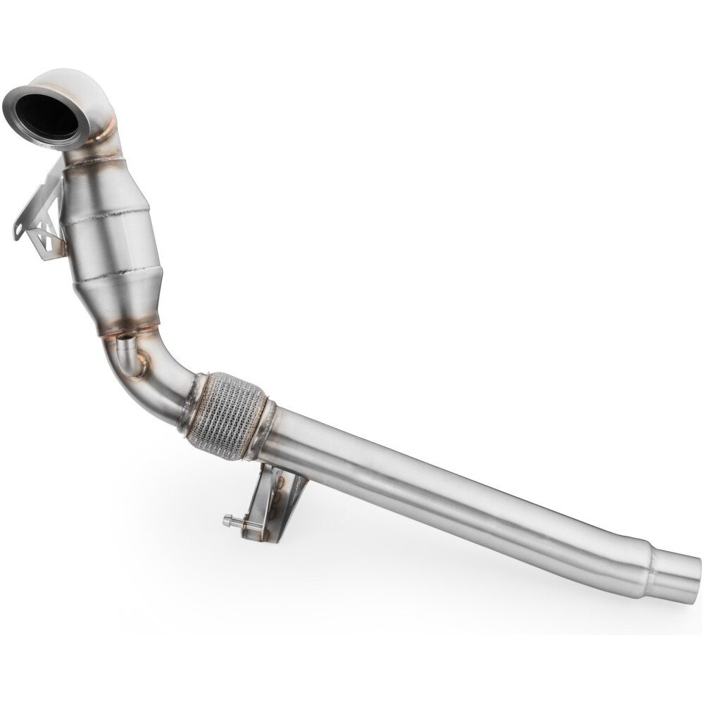 RM Motors Downpipe SKODA Octavia III 1.8, 2.0TSI con catalizzatore