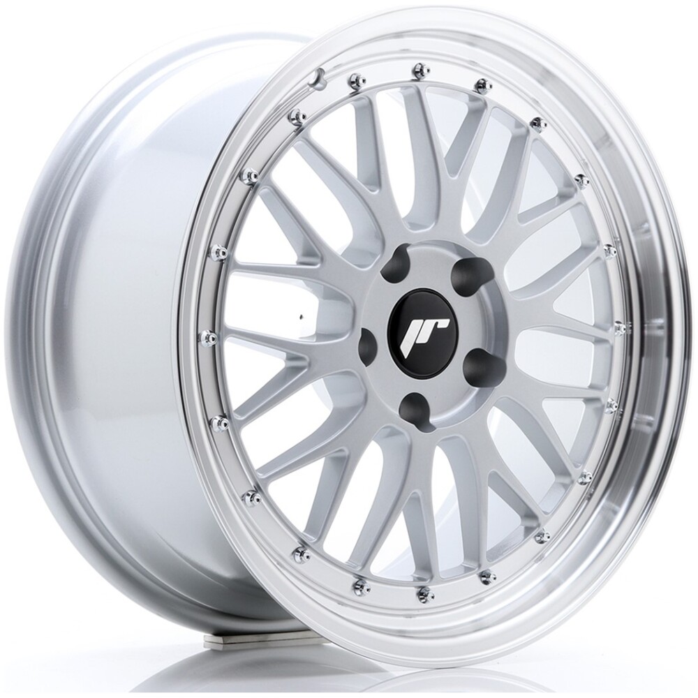 JR Wheels JR23 18x8,5 ET25 5x120 Hyper Silver w/ Machined Lip