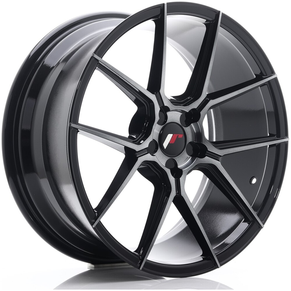 JR Wheels JR30 19x8,5 ET35-42 5H BLANK Black Brushed w/ Tinted Face