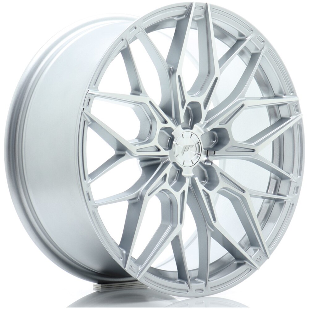 JR Wheels JR46 18x8 ET20-45 5H BLANK Silver w/ Machined Face