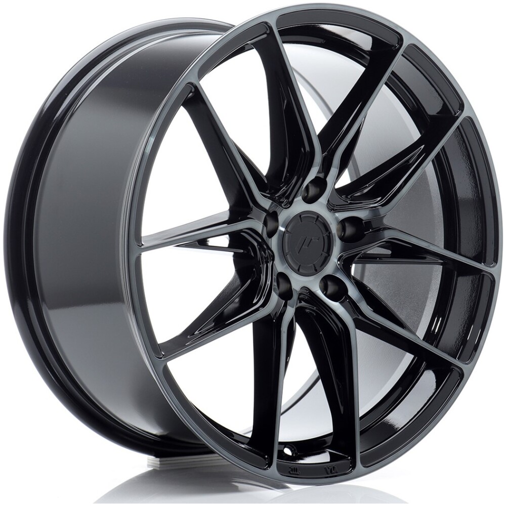 JR Wheels JR44 18x8 ET42 5x112 Black Machined w/ Tinted Face