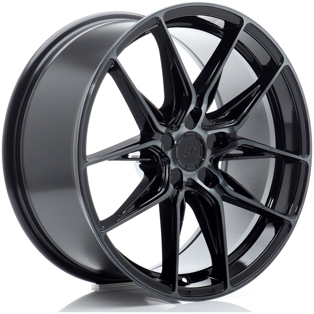 JR Wheels JR44 18x8 ET20-42 5H BLANK Black Machined w/ Tinted Face