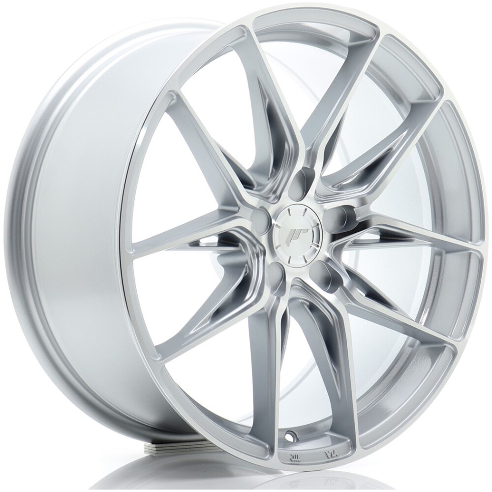 JR Wheels JR44 18x8 ET20-42 5H BLANK Silver w/ Machined Face