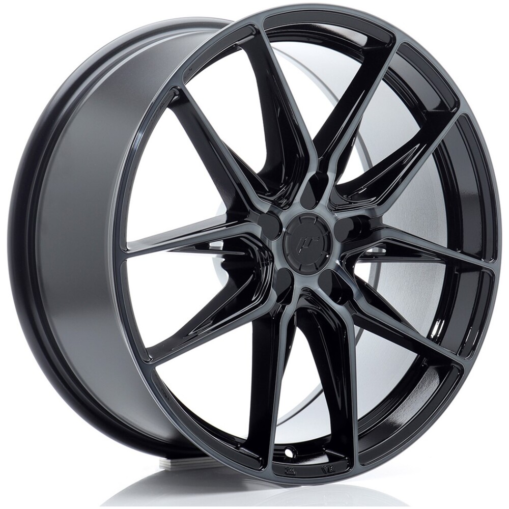 JR Wheels JR44 19x8 ET20-40 5H BLANK Black Machined w/ Tinted Face