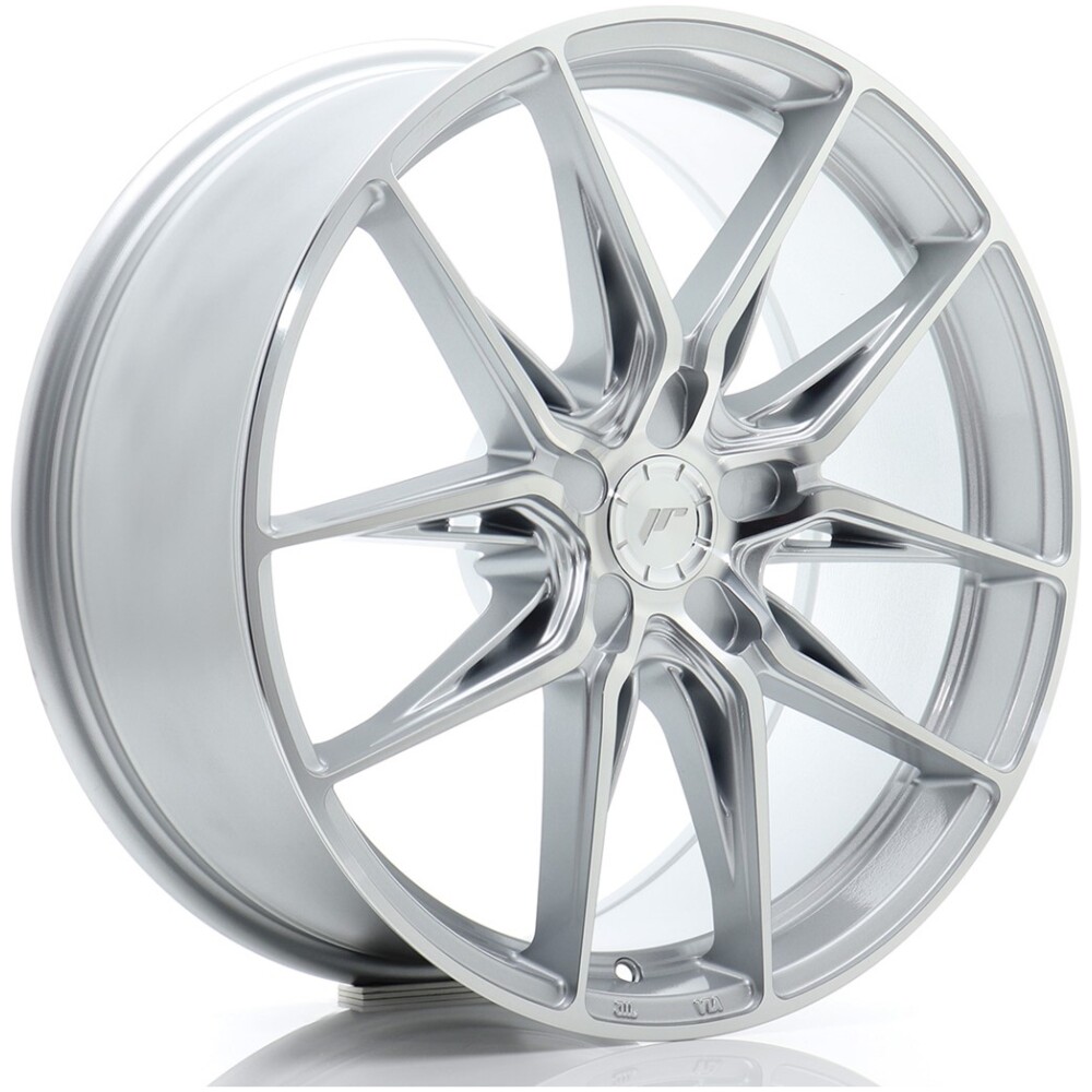 JR Wheels JR44 19x9 ET20-51 5H BLANK Silver w/ Machined Face