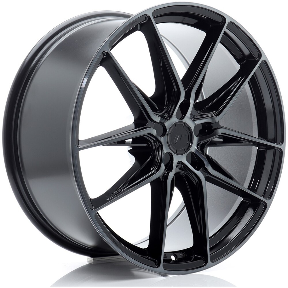 JR Wheels JR44 20x8 ET20-40 5H BLANK Black Machined w/ Tinted Face