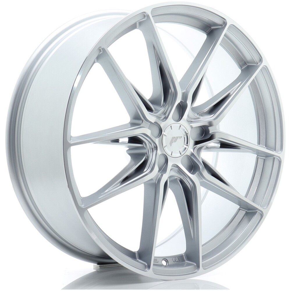 JR Wheels JR44 20x8 ET20-40 5H BLANK Silver w/ Machined Face