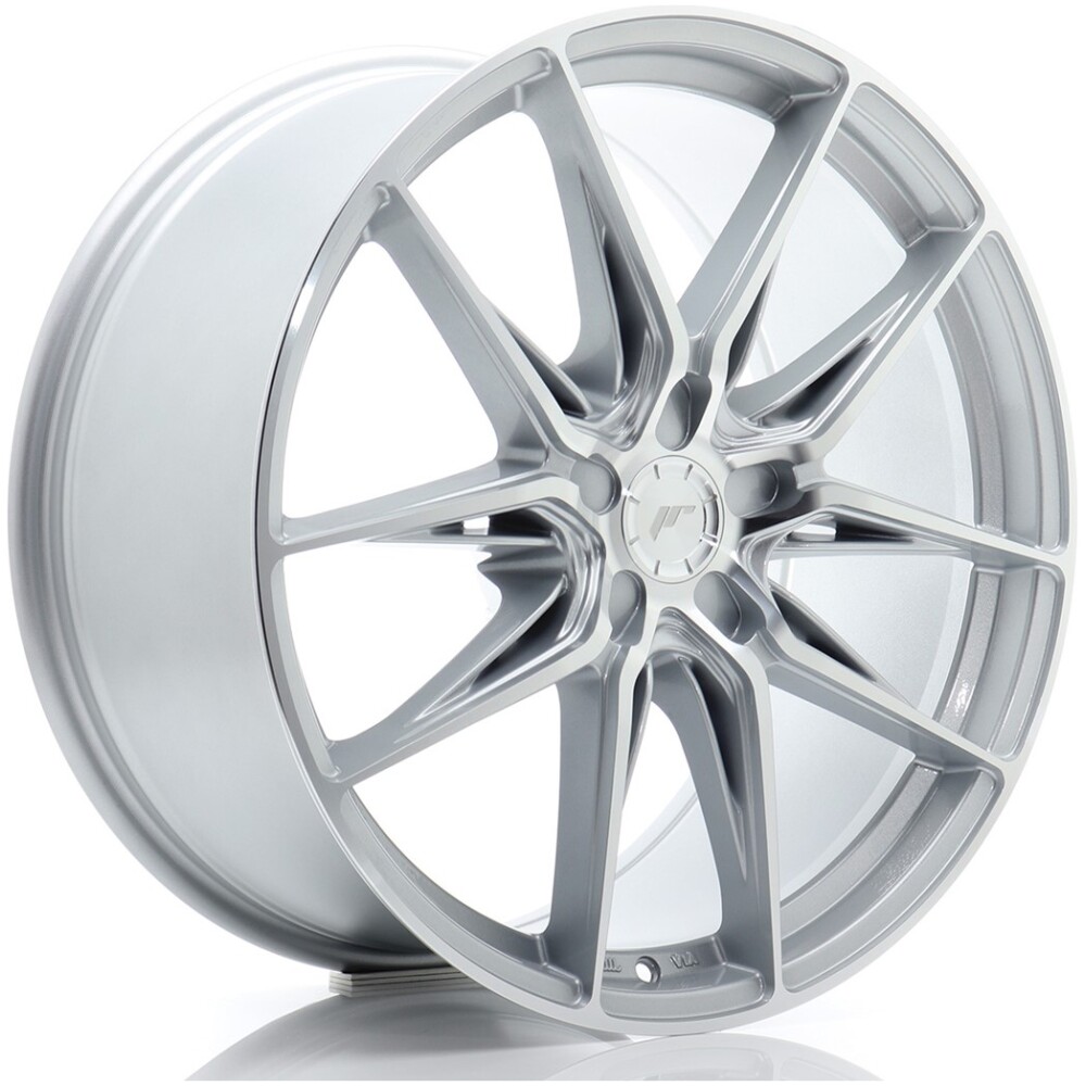 JR Wheels JR44 20x9,5 ET20-57 5H BLANK Silver w/ Machined Face