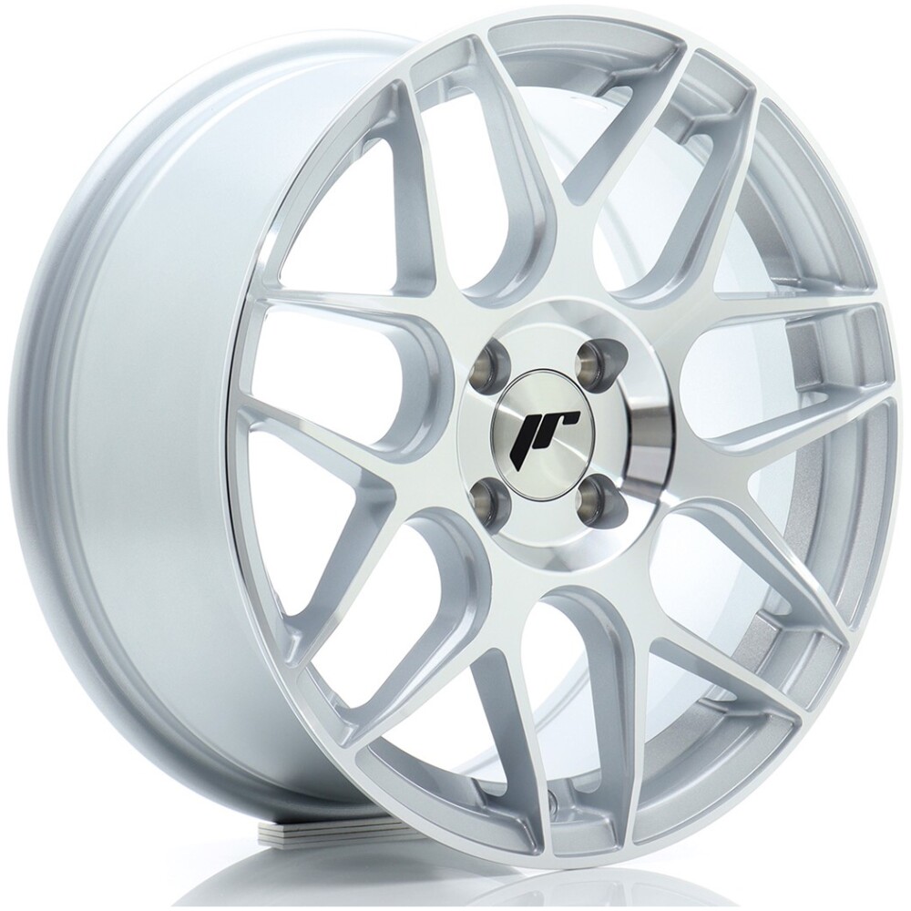 JR Wheels JR18 16x7 ET35 4x100 Silver Machined Face