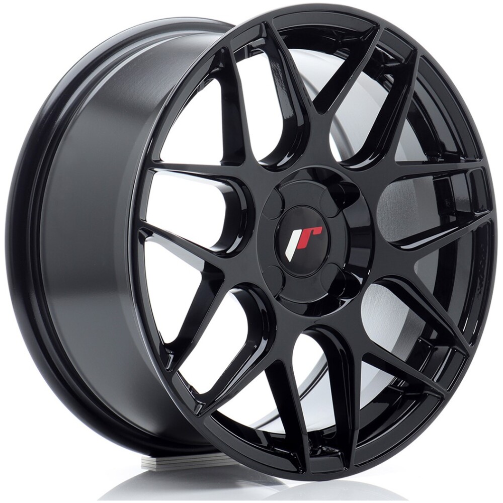 JR Wheels JR18 16x7 ET20-35 4H BLANK Gloss Black