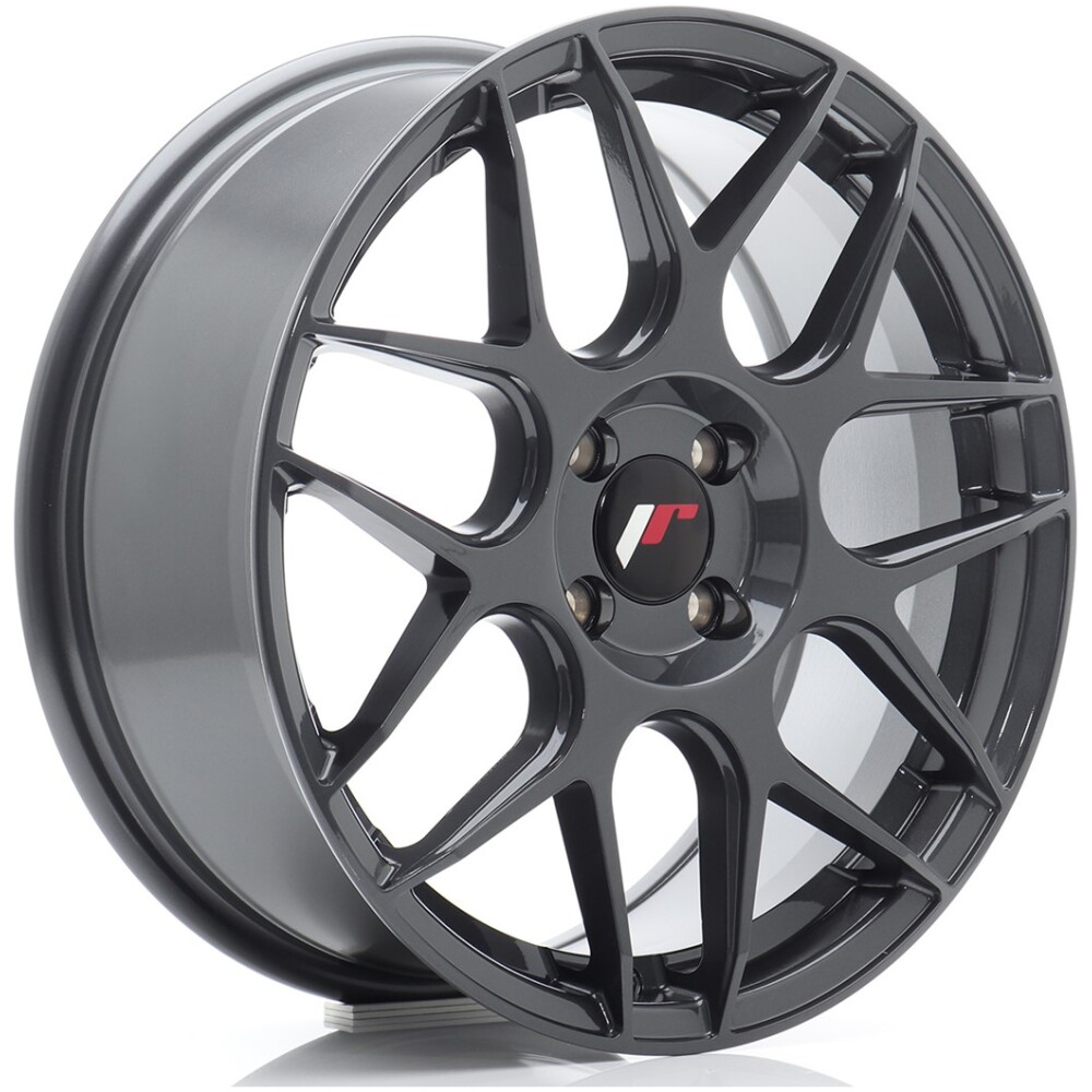 JR Wheels JR18 17x7 ET40 4x100 Hyper Gray