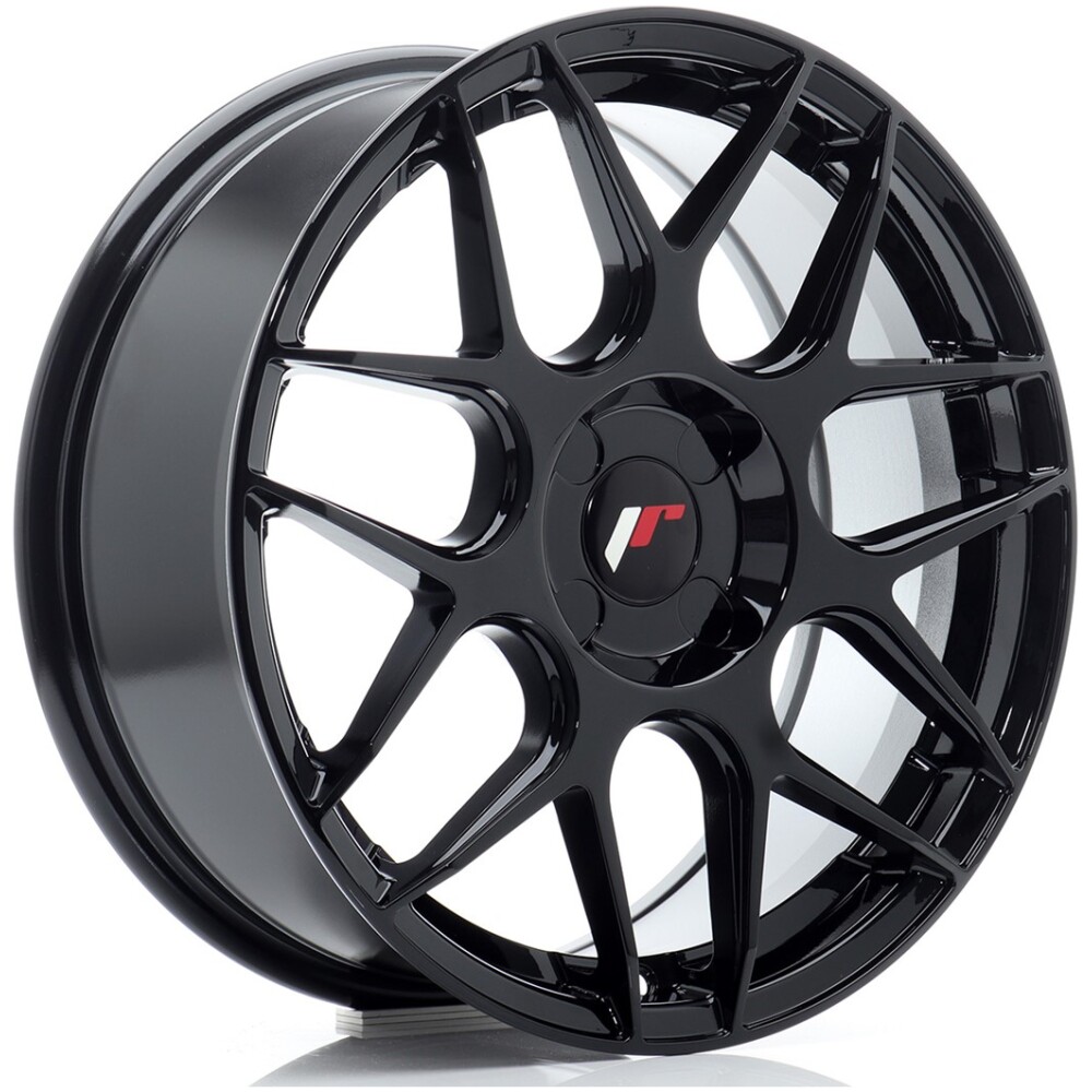 JR Wheels JR18 17x7 ET20-40 4H BLANK Gloss Black