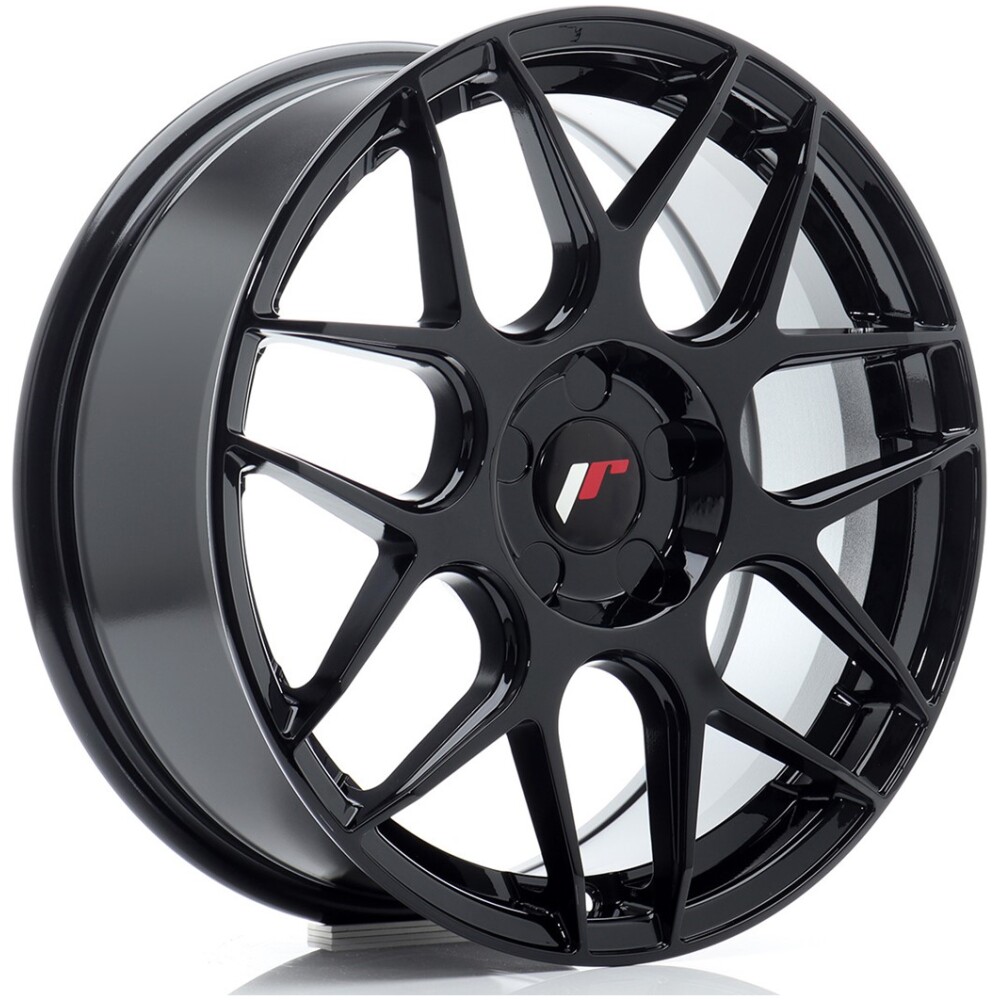 JR Wheels JR18 17x7 ET20-40 5H BLANK Gloss Black