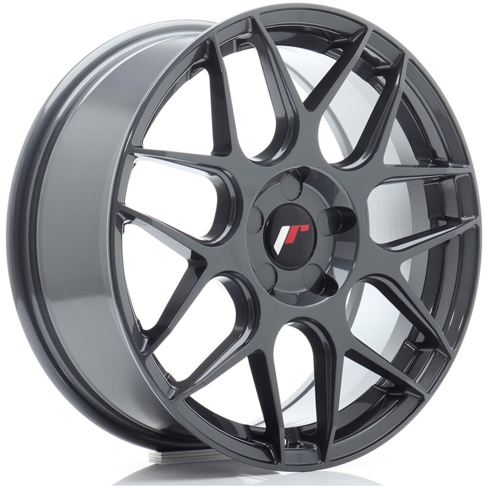 JR Wheels JR18 17x7 ET20-40 5H BLANK Hyper Gray