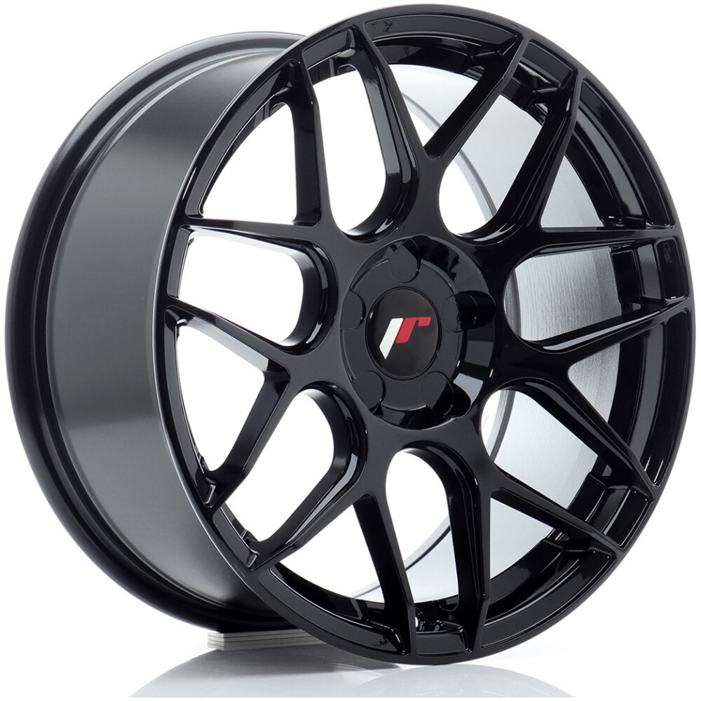 JR Wheels JR18 17x8 ET20-35 5H BLANK Gloss Black