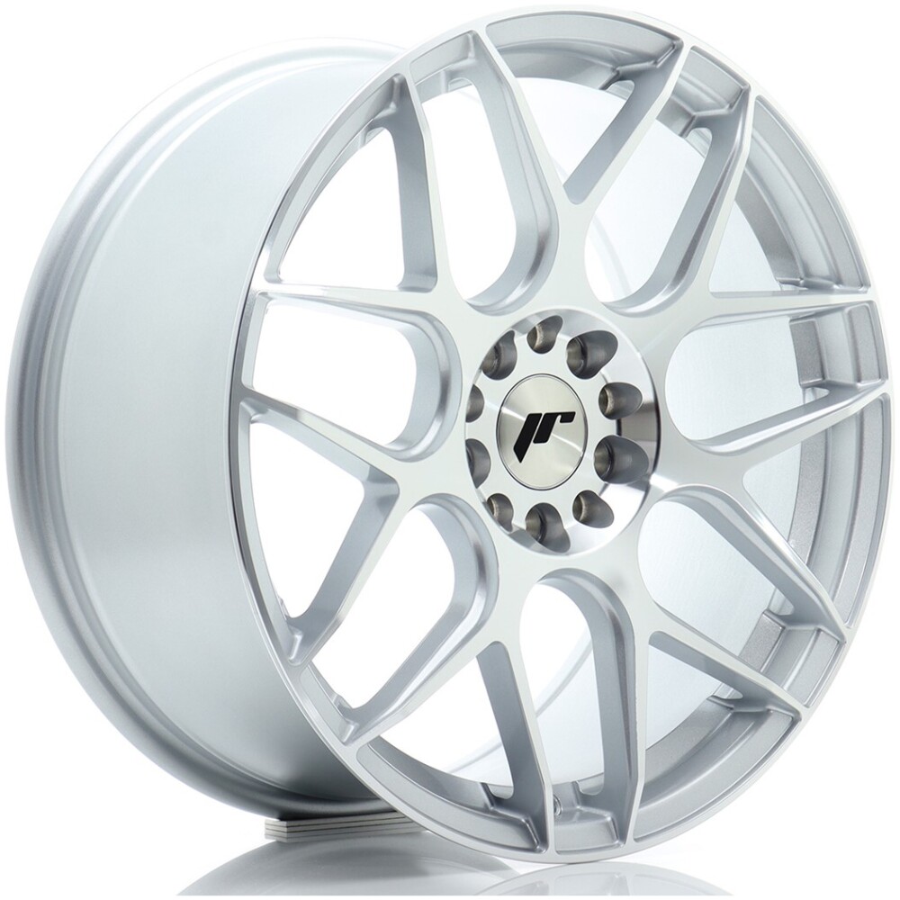 JR Wheels JR18 18x8,5 ET45 5x112/114 Silver Machined Face