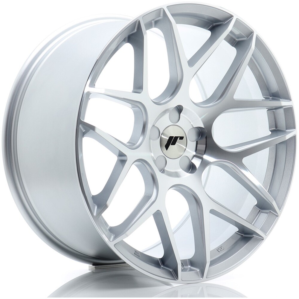 JR Wheels JR18 20x10 ET20-40 5H BLANK Silver Machined Face