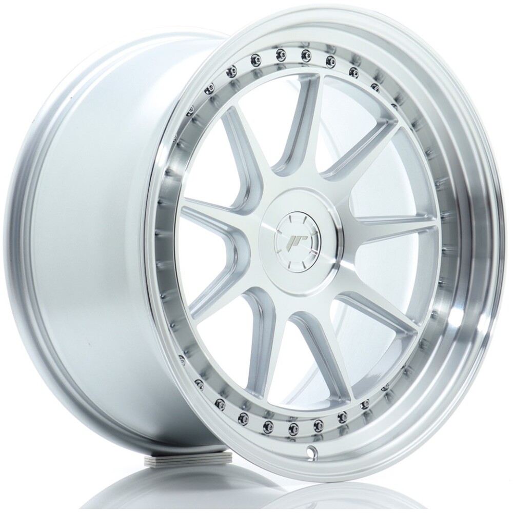 JR Wheels JR47 19x10 ET15-40 5H BLANK Silver Machined Face