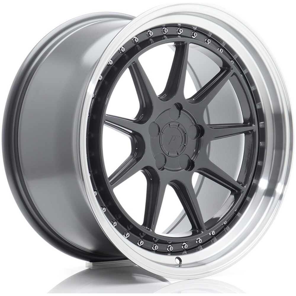 JR Wheels JR47 19x9,5 ET15-35 5H BLANK Hyper Gray w/ Machined Lip