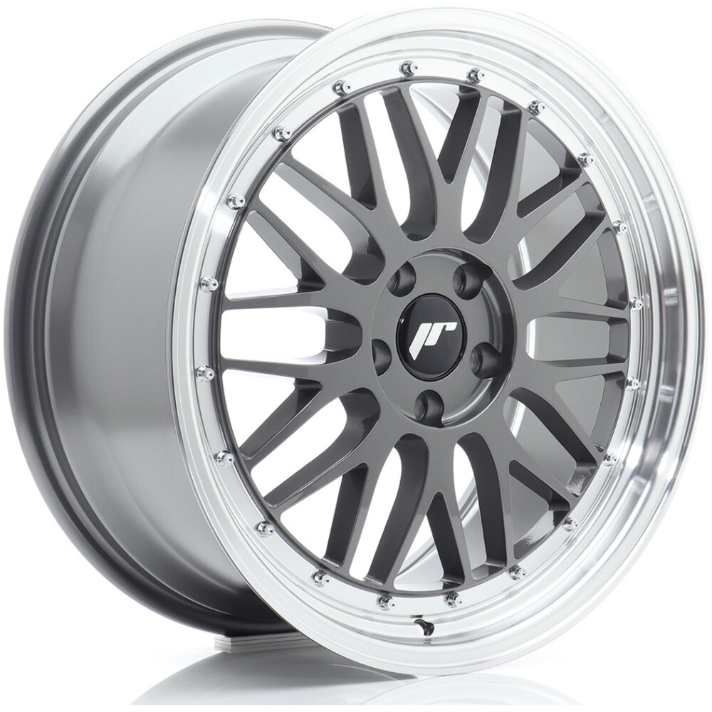 JR Wheels JR23 19x8,5 ET45 5x112 Hyper Gray w/ Machined Lip