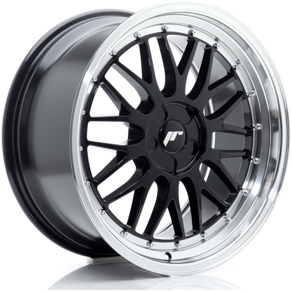 JR Wheels JR23 19x9,5 ET20-45 5H BLANK Gloss Black w/ Machined Lip